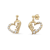 Love Stud Earrings