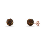 Full Ball Stud Earring