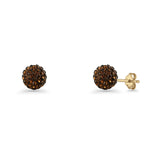 Full Ball Stud Earring
