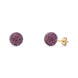 Full Ball Stud Earring