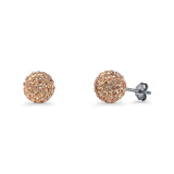 Full Ball Stud Earring
