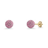 Full Ball Stud Earring