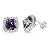 Cushion Cut Stud Earrings