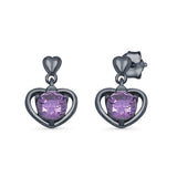 Heart Stud Earrings