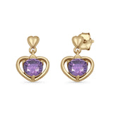 Heart Stud Earrings