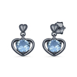Heart Stud Earrings