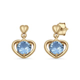 Heart Stud Earrings