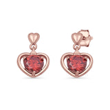 Heart Stud Earrings