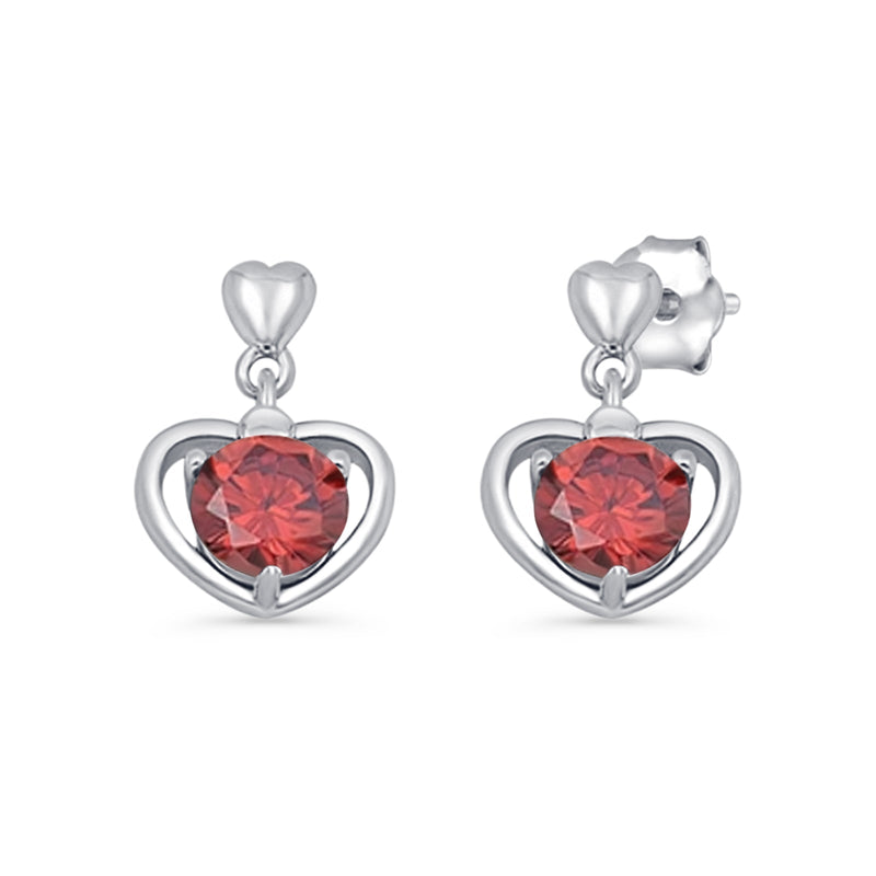 Heart Stud Earrings