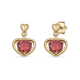 Heart Stud Earrings