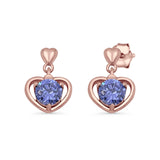 Heart Stud Earrings