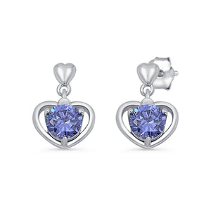 Heart Stud Earrings