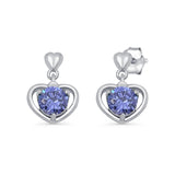 Heart Stud Earrings