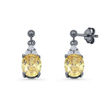 Oval Stud Earrings