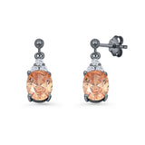 Oval Stud Earrings