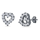 Heart Stud Earrings