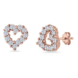 Heart Stud Earrings