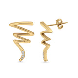 Zigzag Stud Earrings