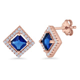 Square Stud Earrings