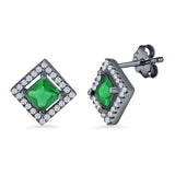 Square Stud Earrings