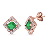 Square Stud Earrings