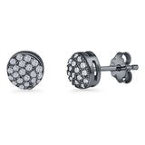Round Stud Earrings