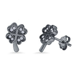 Clover Leaf Stud Earrings
