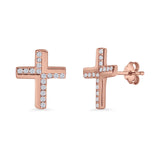 Cross Stud Earrings