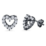 Heart Stud Earrings