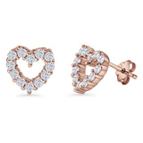 Heart Stud Earrings