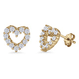 Heart Stud Earrings
