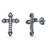 Cross Stud Earrings