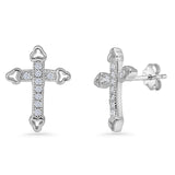 Cross Stud Earrings