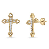 Cross Stud Earrings