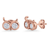 Owl Eye Stud Earrings