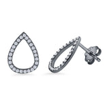 Teardrop Stud Earrings