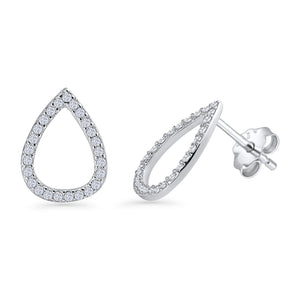 Teardrop Stud Earrings