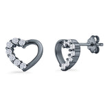 Heart Stud Earrings