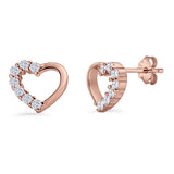 Heart Stud Earrings