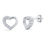 Heart Stud Earrings