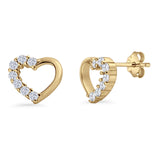 Heart Stud Earrings