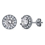 Round Stud Earrings