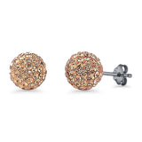 Full Ball Stud Earring
