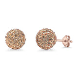 Full Ball Stud Earring