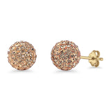 Full Ball Stud Earring