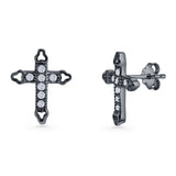 Cross Stud Earrings