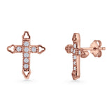 Cross Stud Earrings