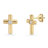 Cross Stud Earrings