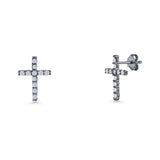 Cross Stud Earring