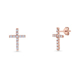 Cross Stud Earring